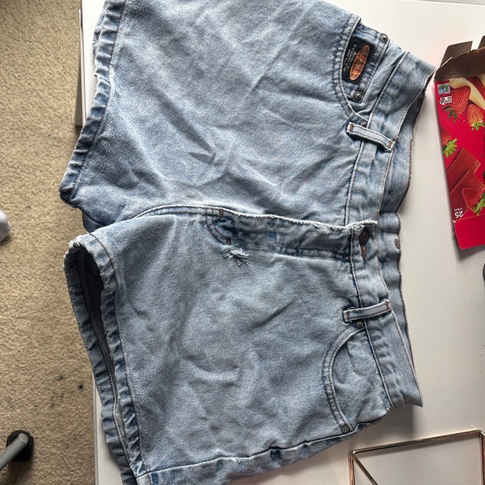 Wrangler Light Blue Denim Shorts